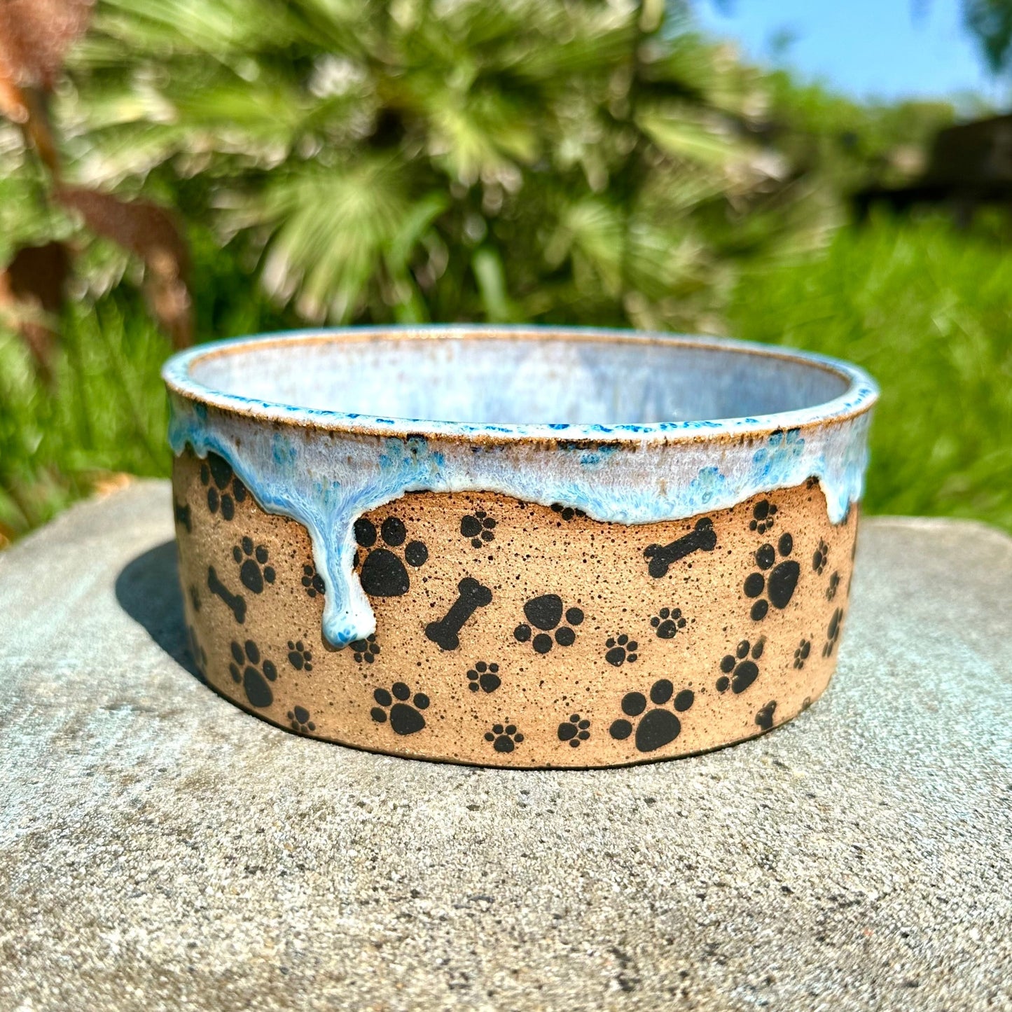 Pearl White Dog Bowl - Pre Order
