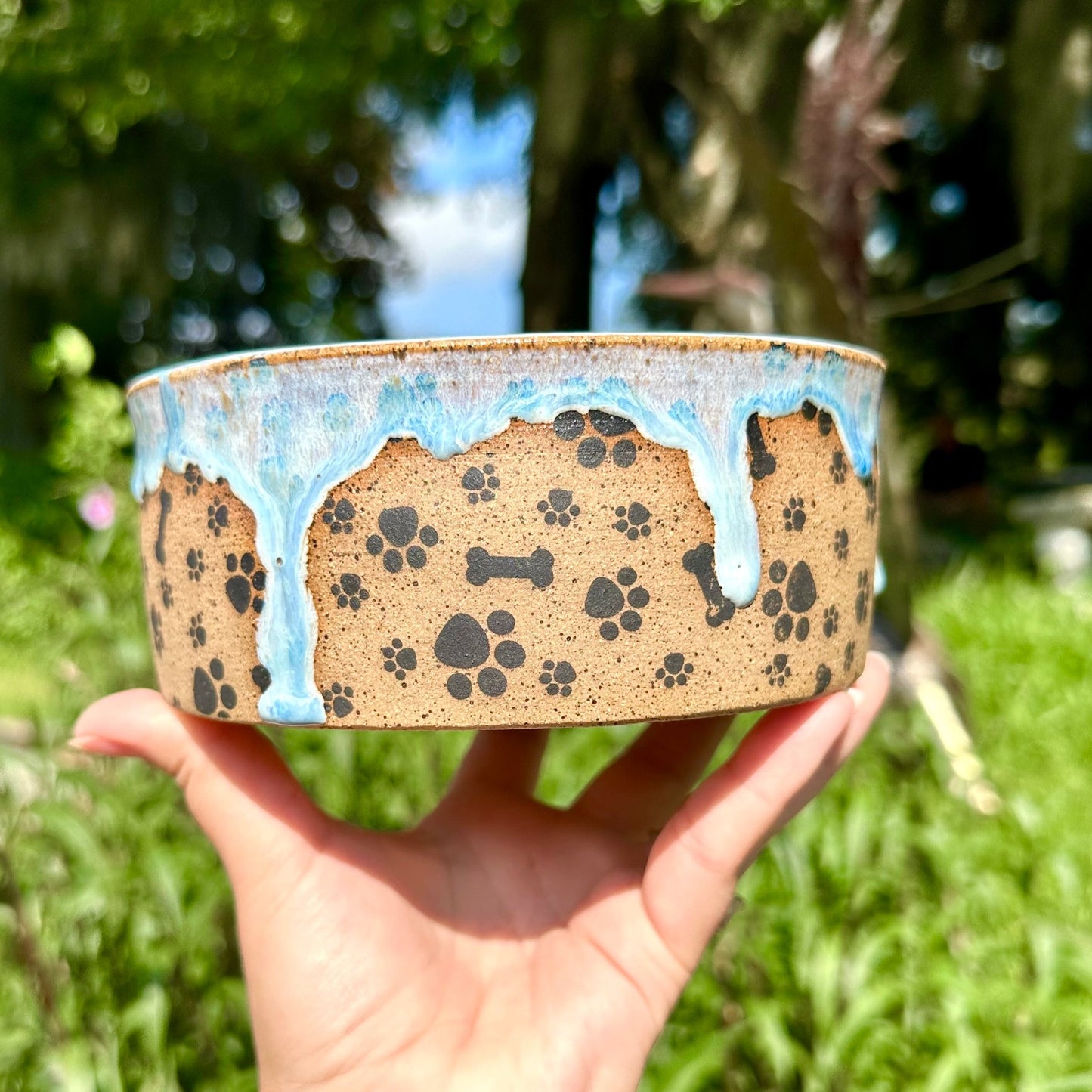 Pearl White Dog Bowl - Pre Order