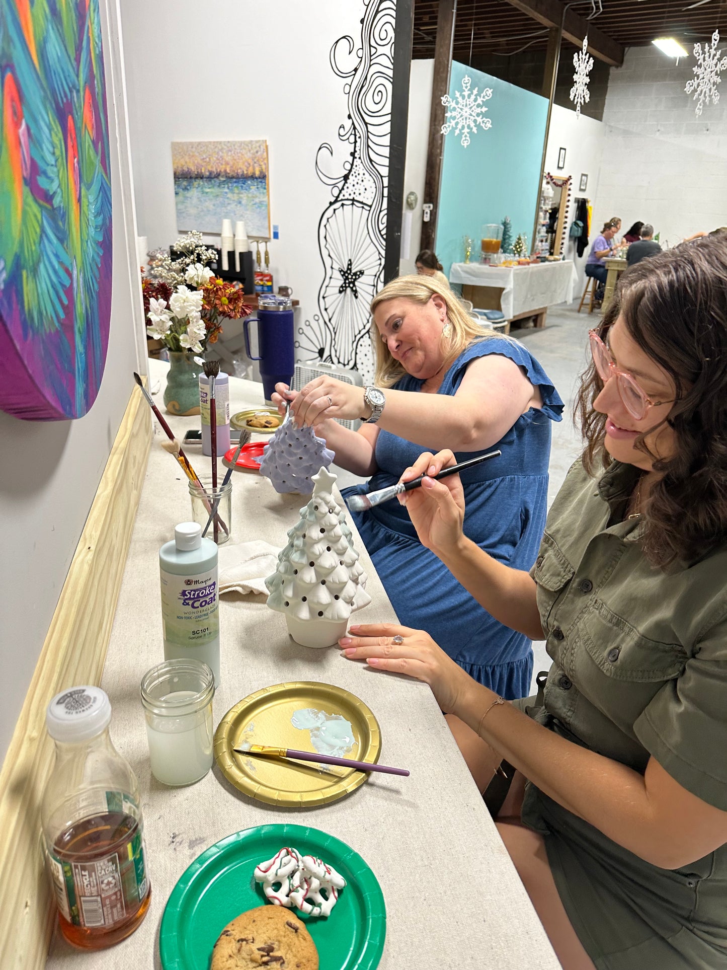 Christmas Tree Painting Party