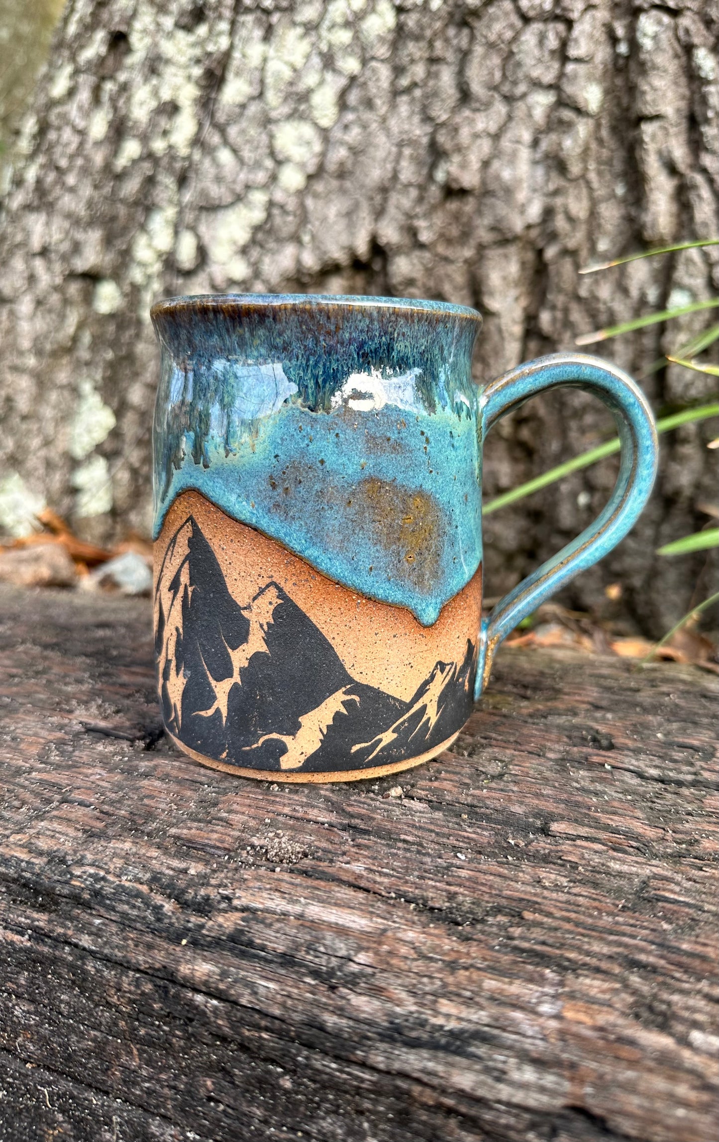 Ancient Turquoise Mountain Mug - Pre Order