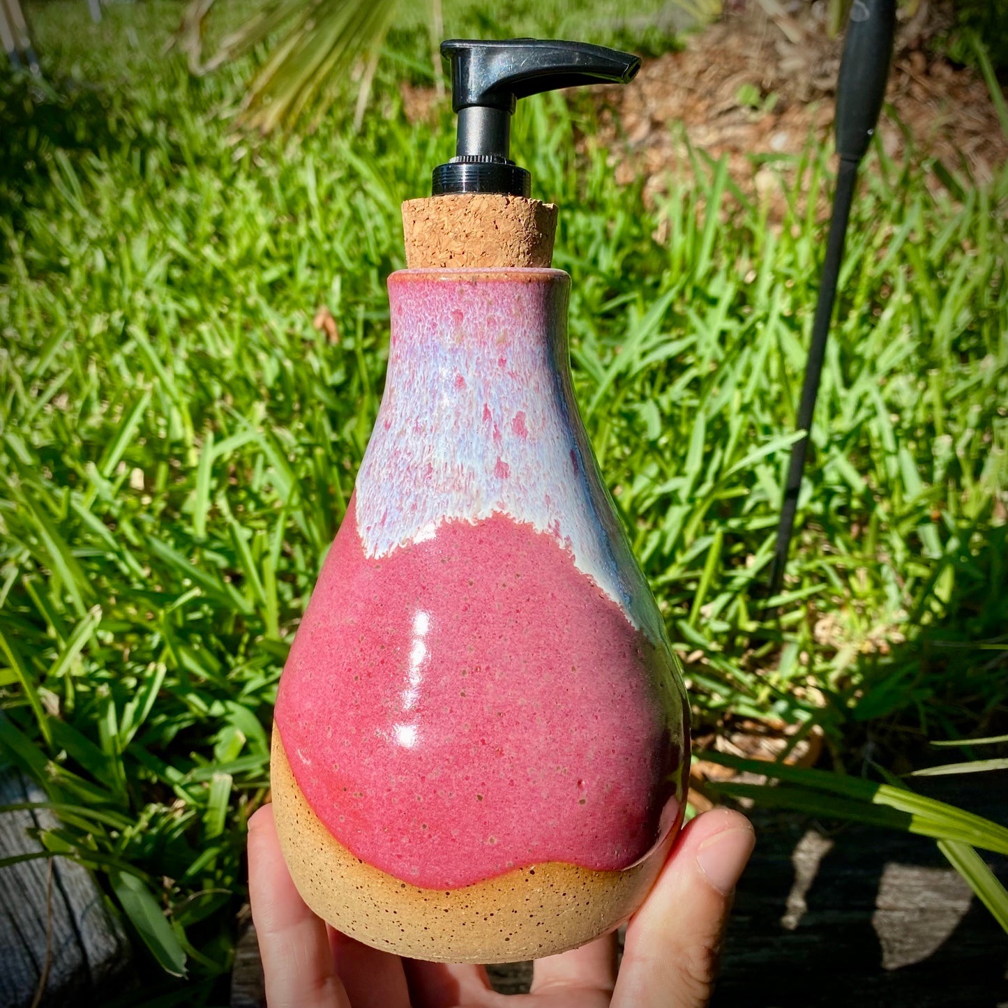 Raspberry Mist Soap Dispenser
