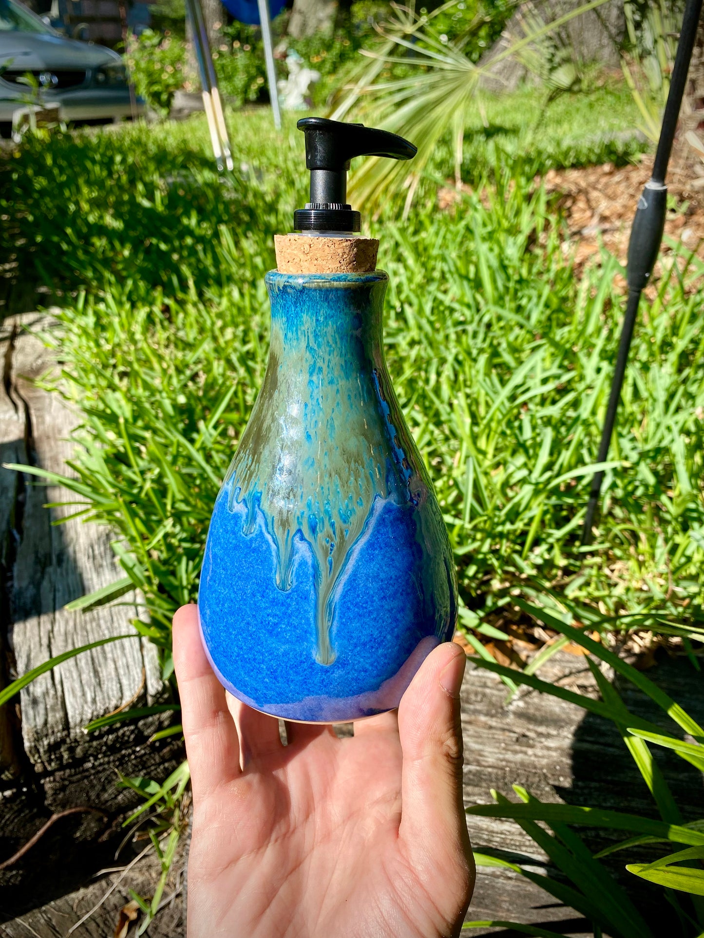 Indigo Drip Soap Dispenser Pre-Order