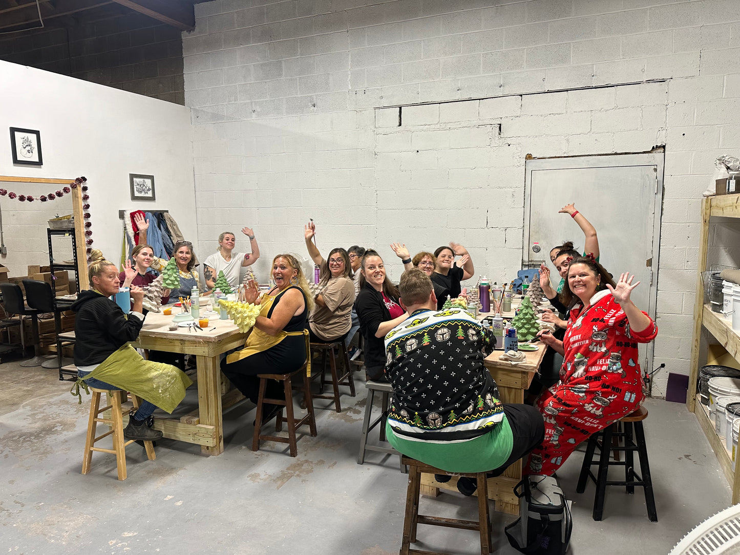 Christmas Tree Painting Party