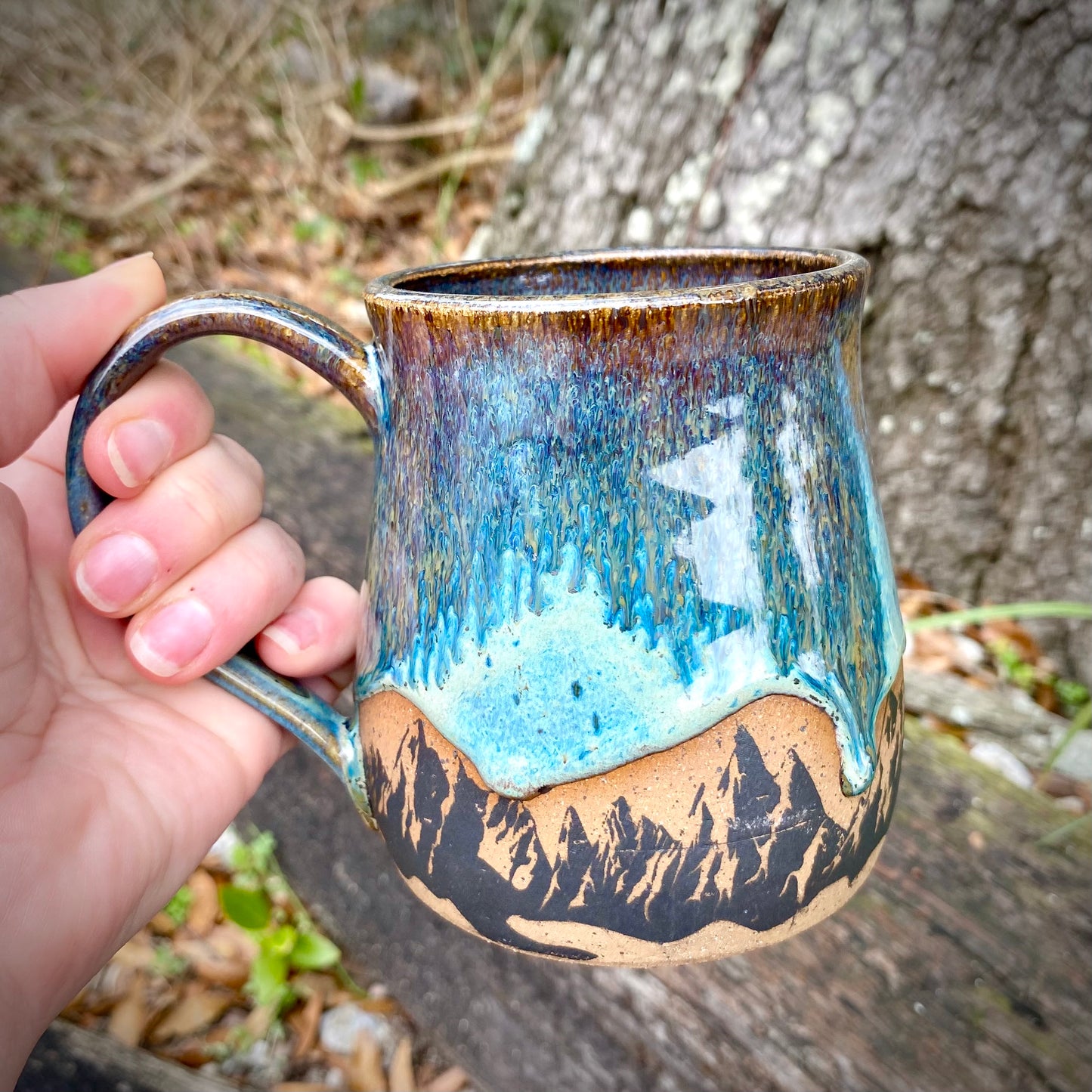 Ancient Turquoise Mountain Mug - Pre Order