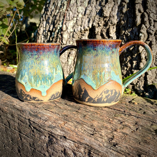 Ancient Turquoise Mountain Mug - Pre Order