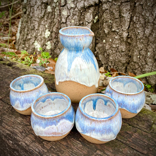 Pearl White Sake Set - Pre Order