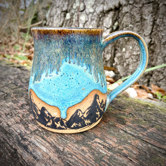 Ancient Turquoise Mountain Mug - Pre Order