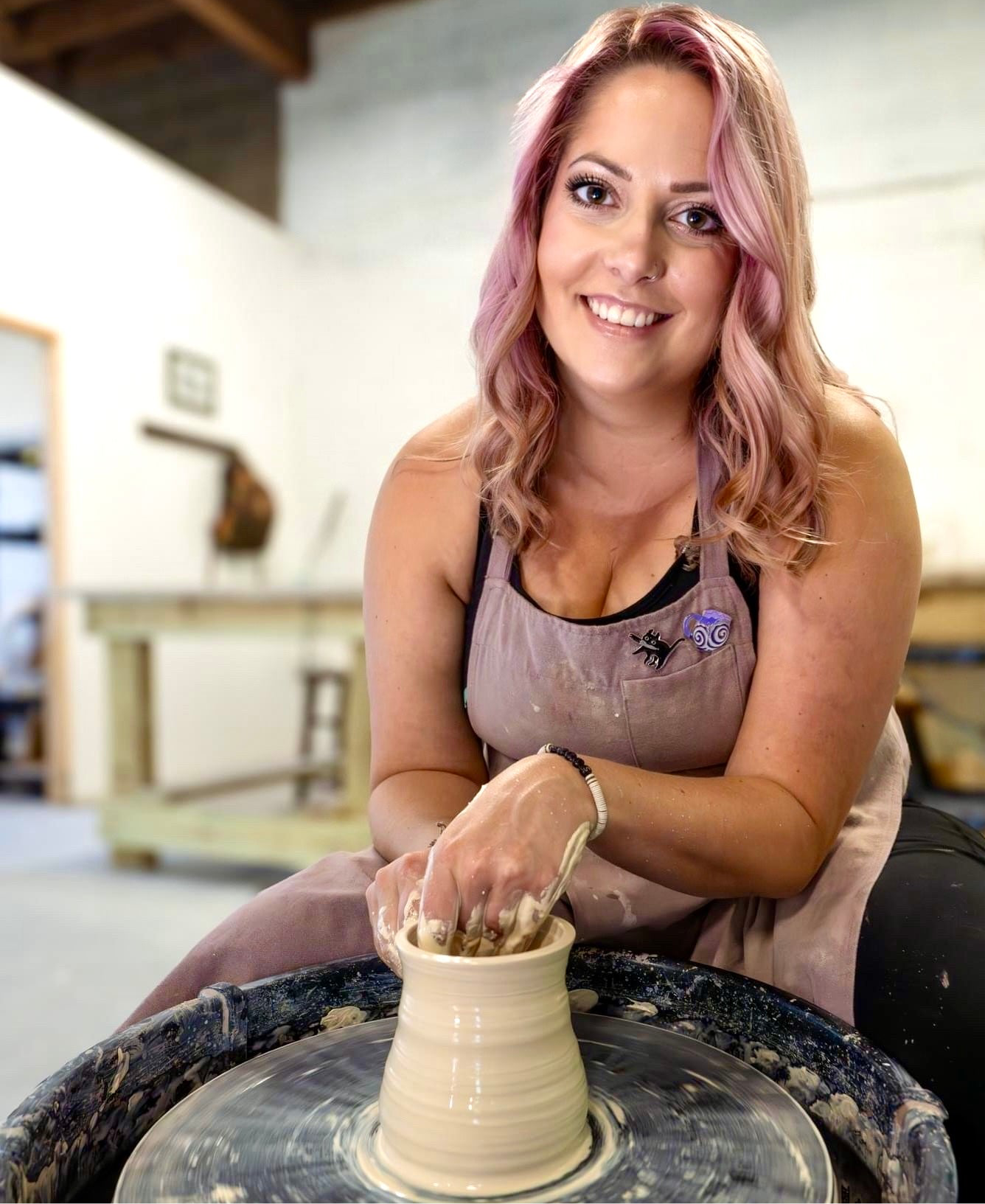 5 Private Wheel Throwing Classes with Open Studio Time