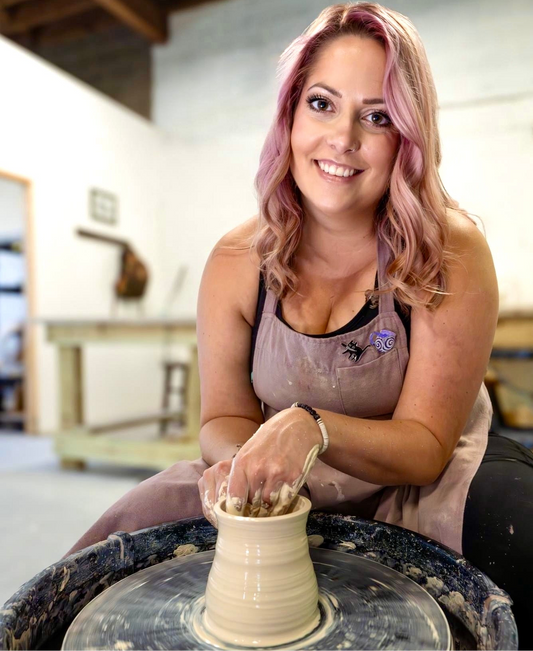 6 Session Private Wheel Throwing Classes with Open Studio Time