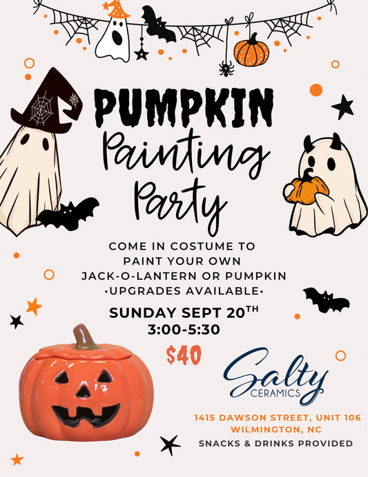 Halloween Pumpkin Painting Party