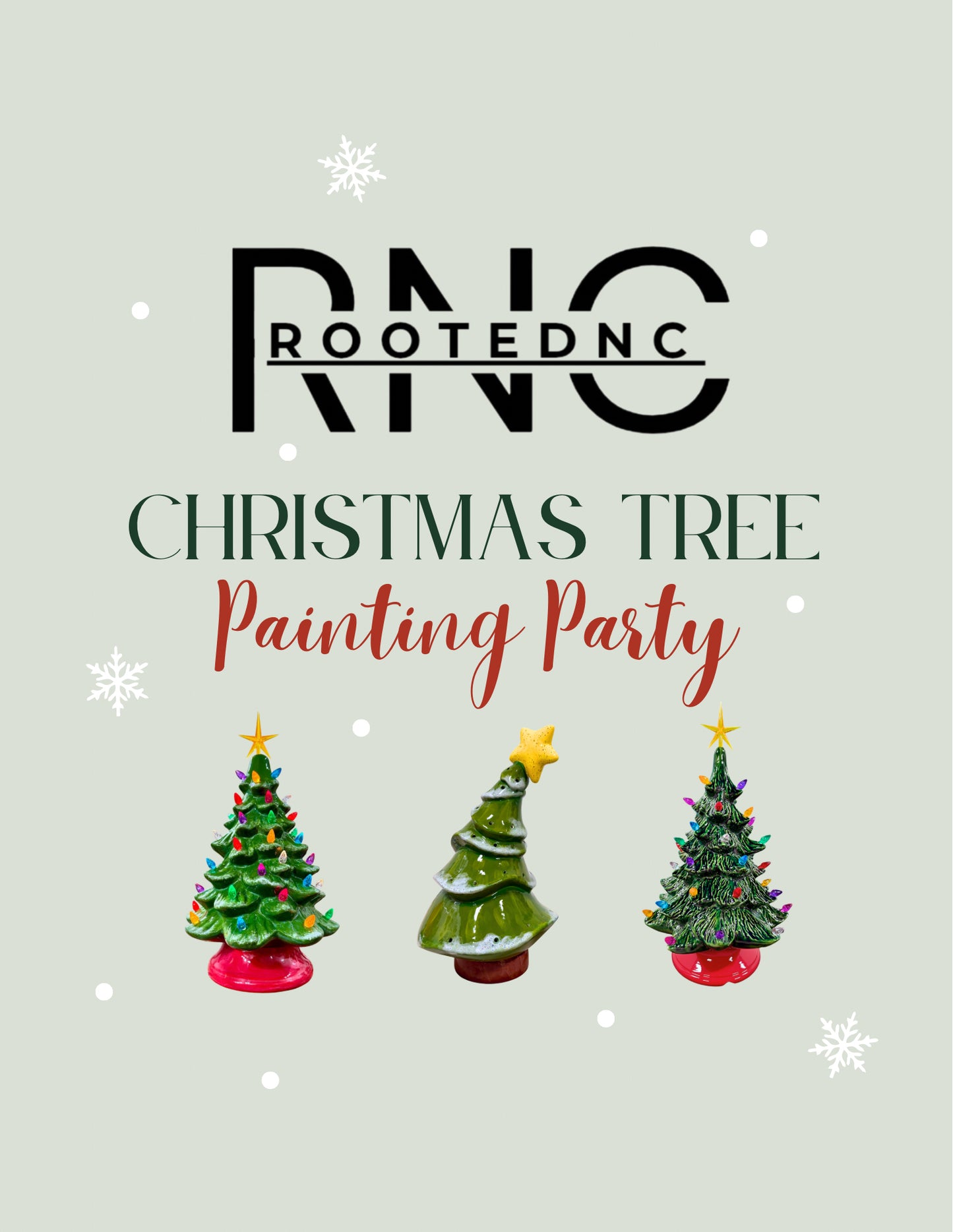 Rooted NC Christmas Tree Party
